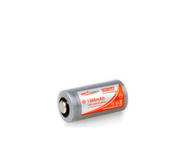 ORCATORCH CR123A Batterie 1300 mAh